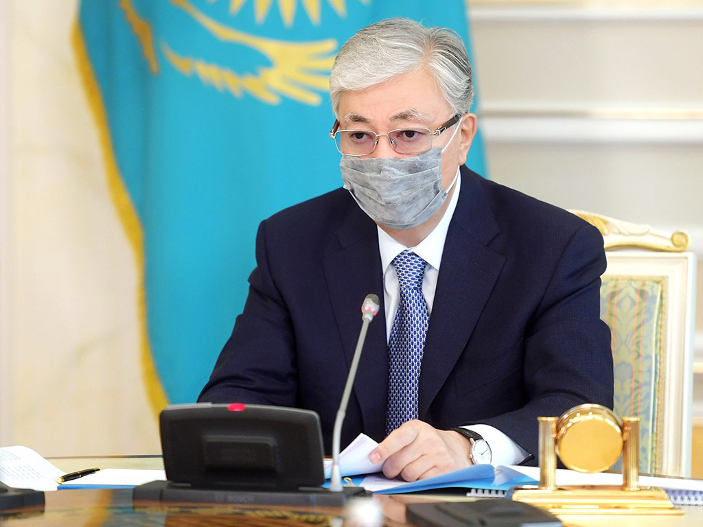 Выступление Главы государства Касым-Жомарта Токаева на совещании по мерам противодействия распространению коронавирусной инфекции