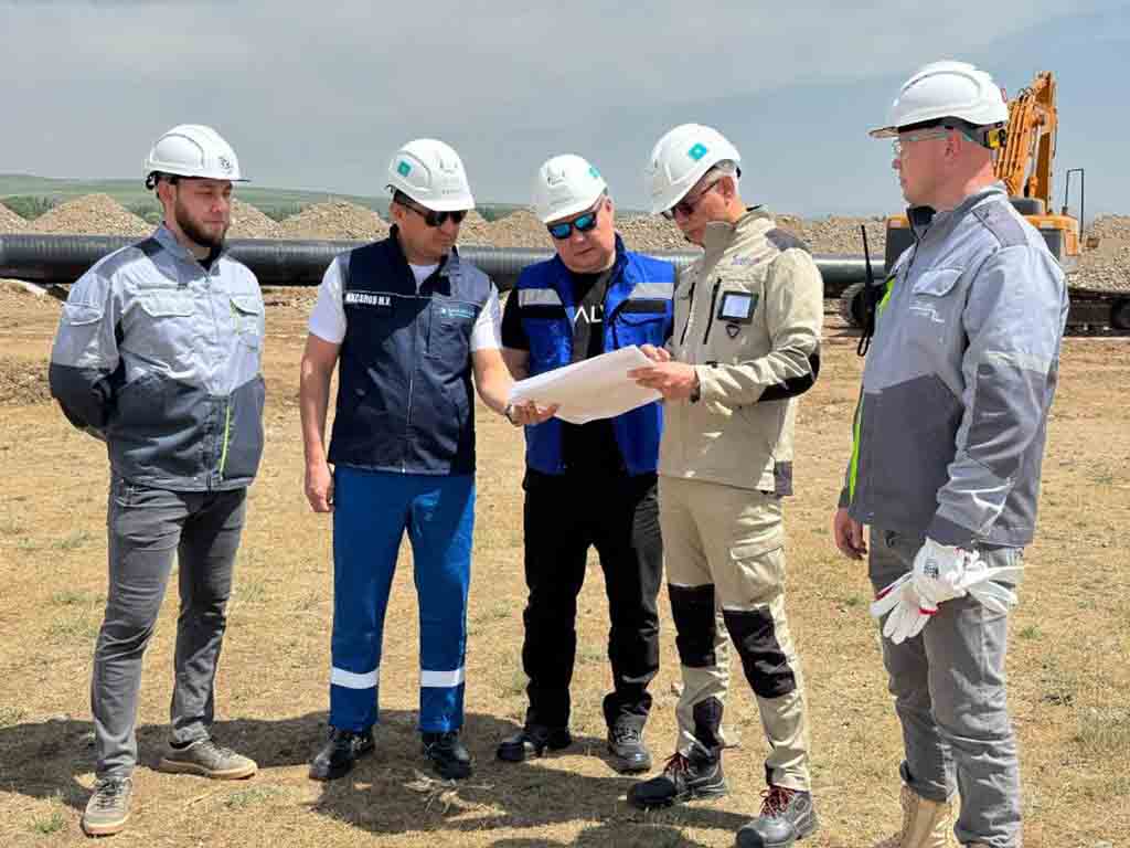 Вице-министр энергетики проинспектировал ход подготовки строительства второй нитки газопровода «Бейнеу-Бозой-Шымкент»