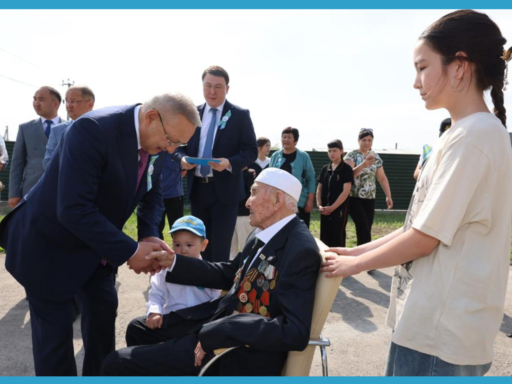 Никто не забыт и ничто не забыто: в Жетісу поздравили фронтовиков с 80-летием Победы