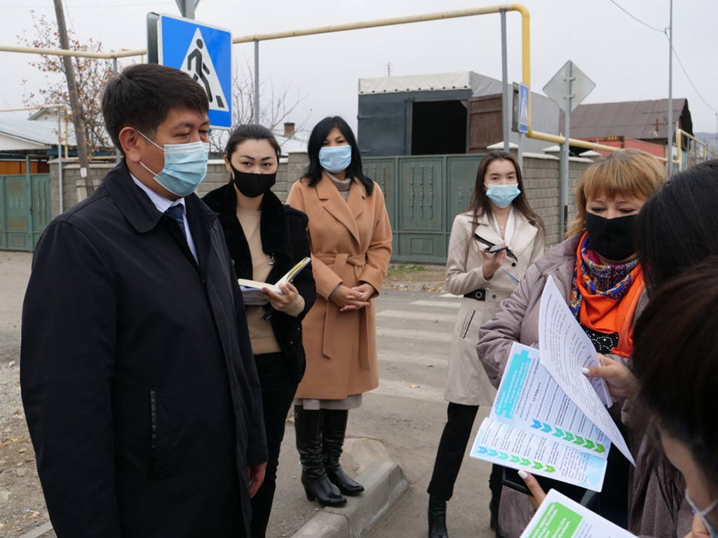 Новые дороги в городе Текели