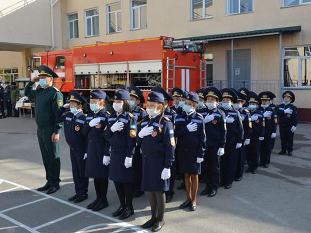 Третий кадетский класс юных спасателей открылся в Алматинской области