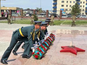 В Алакольском районе отметили 80-летие Великой Победы