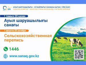 Краткая справочная информация по проведению национальной сельскохозяйственной переписи в Казахстане в 2025 году