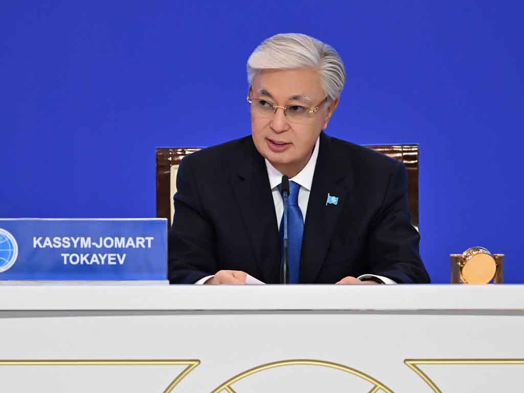 Глава государства выступил на открытии VIII Съезда лидеров мировых и традиционных религий
