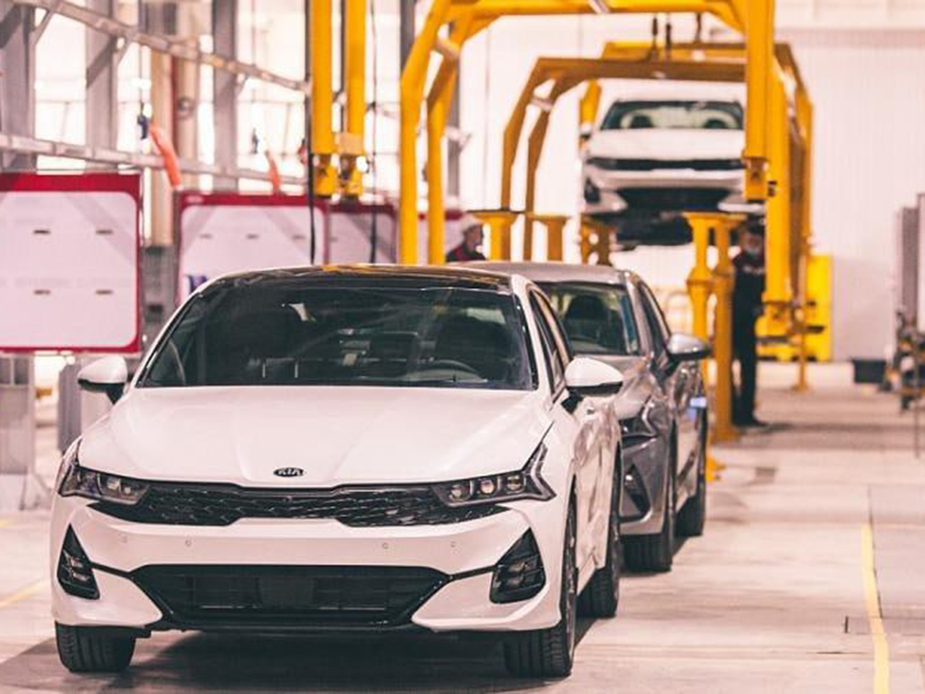В Казахстане запустили новый автозавод Kia Qazaqstan