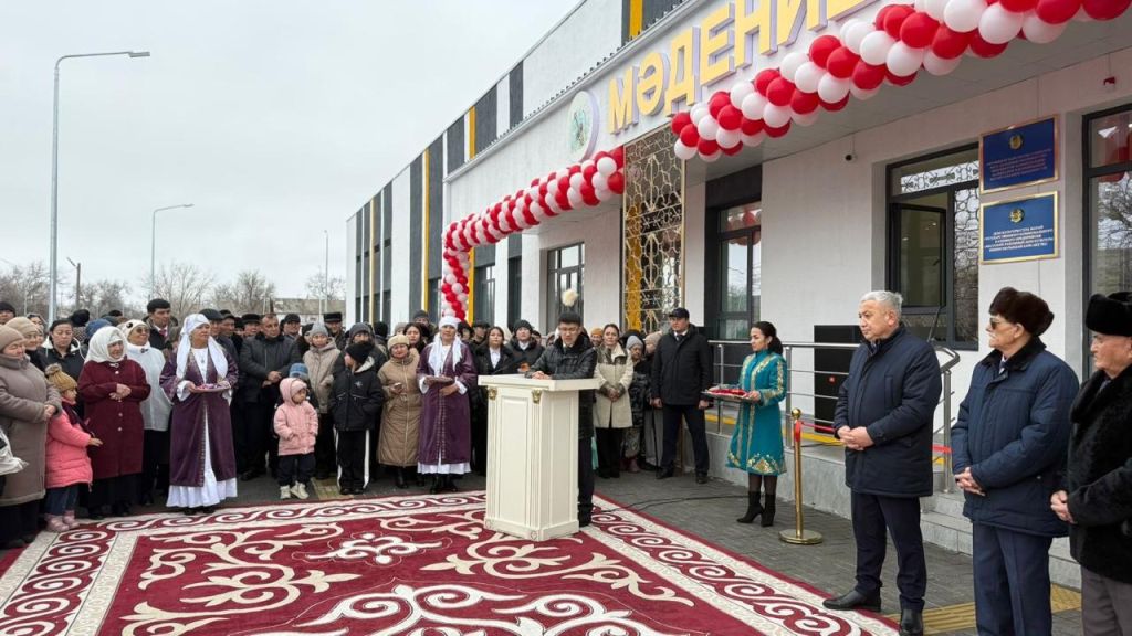 В области Жетісу введен еще один дом культуры, совмещенный со спортзалом