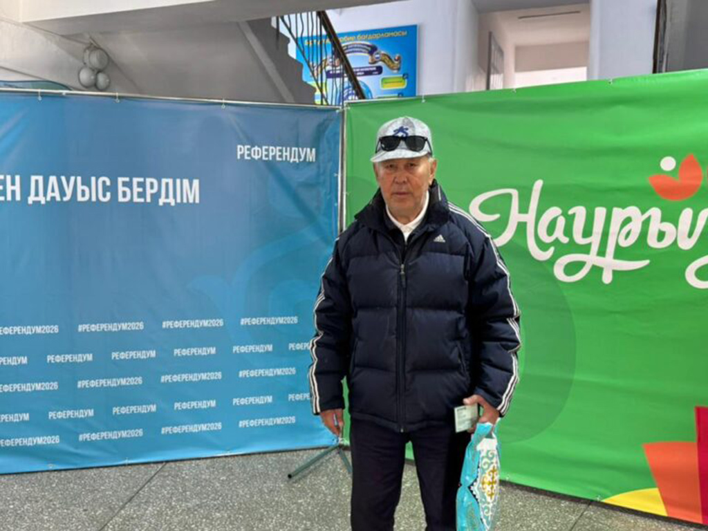 Каждый голос важен: житель Текели сделал свой выбор на референдуме