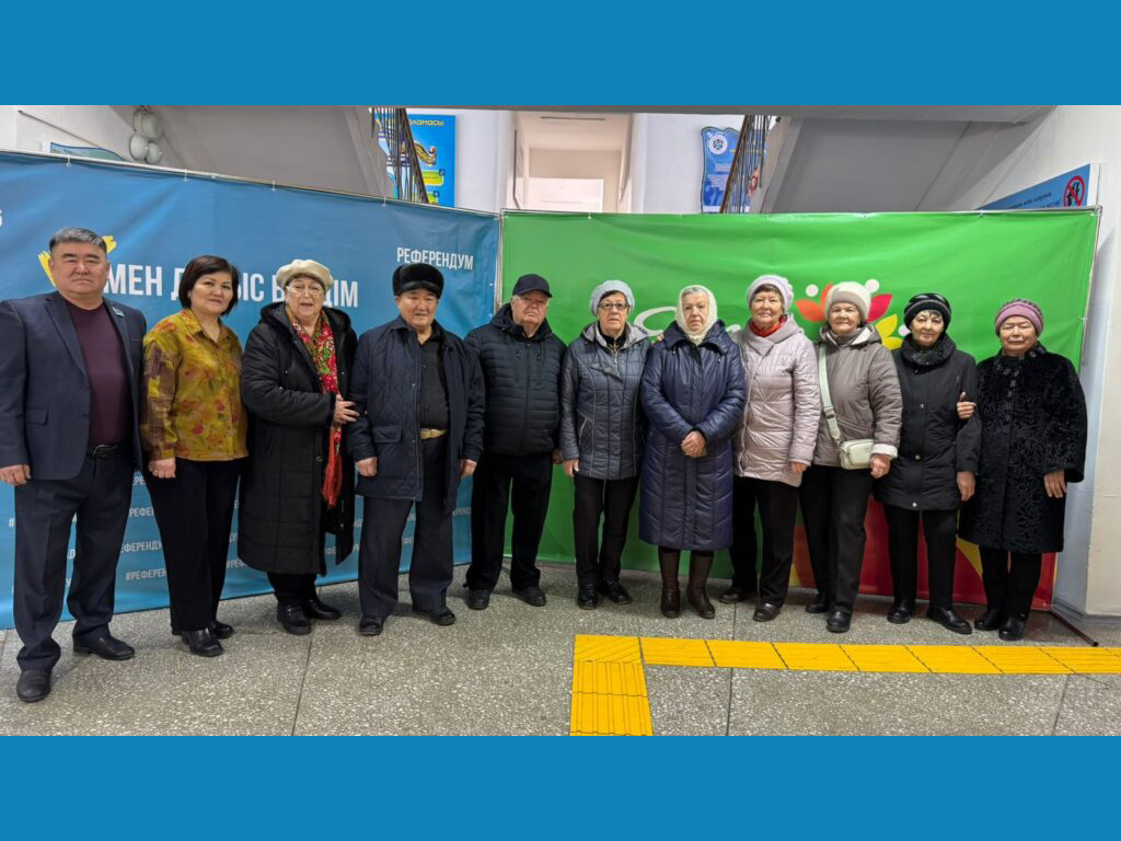 Ветераны-шахтёры Текели проявили активность на референдуме