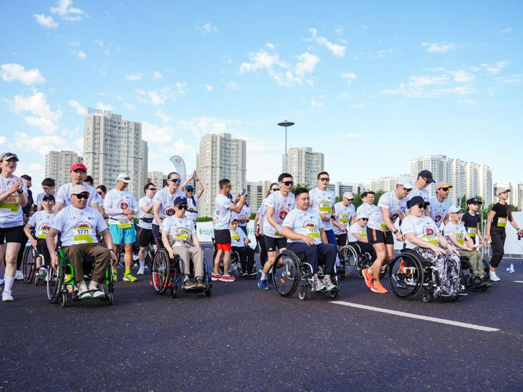 Параатлеты стали участниками Astana Half Marathon