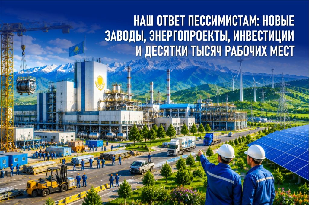 Казахстан наращивает промышленный потенциал: новые заводы, энергетика и инвестиции в регионах
