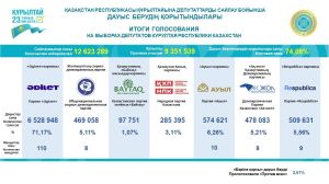 Итоги голосования на выборах депутатов Курултая