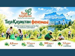 Феномен «Таза Қазақстан»: треть казахстанцев объединились ради чистоты страны