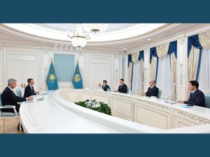 Глава государства принял генерального директора «Атлетико Мадрид» Мигеля Анхеля Хиля Марина