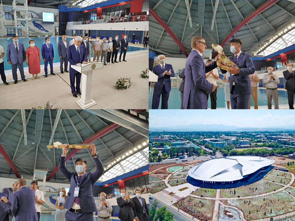 Уникальный бассейн олимпийского типа открыли в Алматинской области