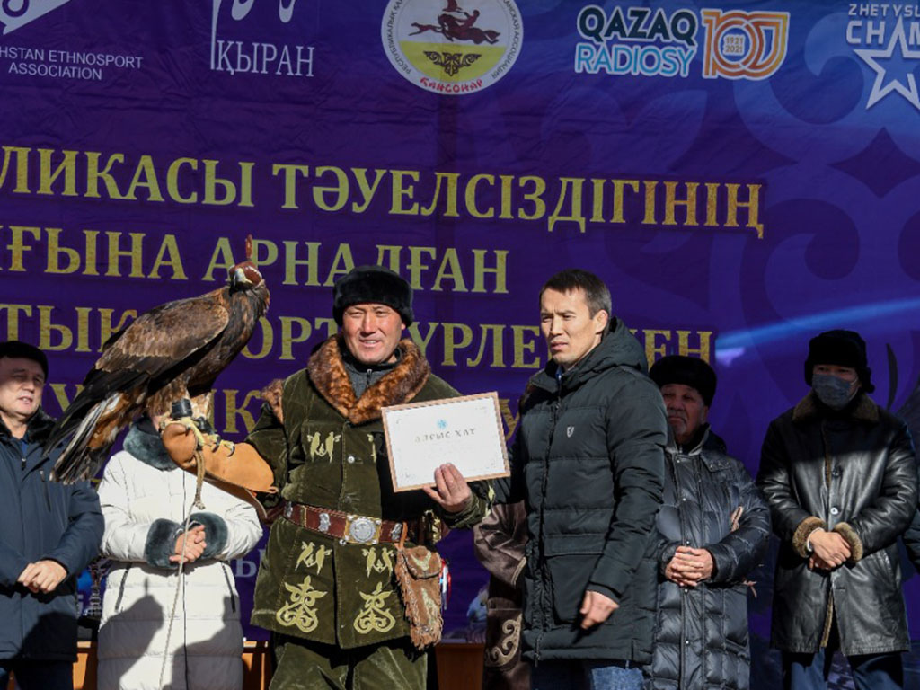 Мастеров соколиной охоты из разных городов страны собрал «Сонар – 2021» в Жетысу
